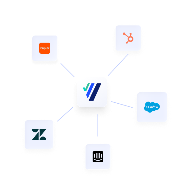 VeriLayer connecting to your CRM and tools
